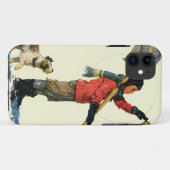 Schnee-Löffelente Case-Mate iPhone Hülle (Rückseite (Horizontal))