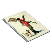 Schnee-Löffelente Notizblock (Rechte Seite)