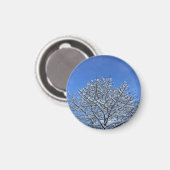Schnee Magnet (Vorderseite/Rückseite)