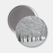 Schnee Magnet (Vorderseite/Rückseite)