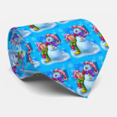 Schnee-Man Krawatte (Gerollt)