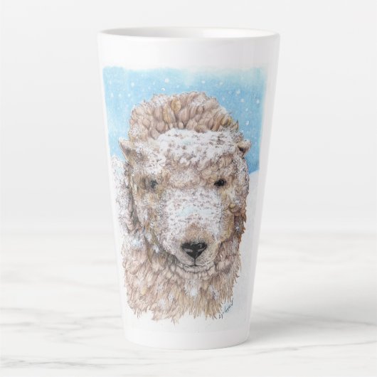 Schnee Milchtasse (Vorderseite)