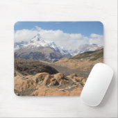 Schnee-Mit einer Kappe bedeckte Berge Mousepad (Mit Mouse)