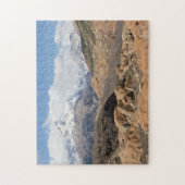 Schnee-Mit einer Kappe bedeckte Berge Puzzle (Vertikal)