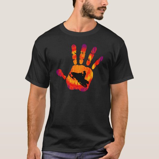 SCHNEE-MOBILE-MASCHINE T-Shirt (Vorderseite)