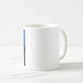Schnee-Mond-Steigen Kaffeetasse (VorderseiteRechts)