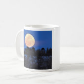 Schnee-Mond-Steigen Kaffeetasse (Vorderseite Links)