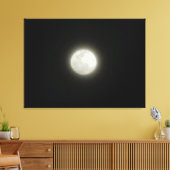SCHNEE MOON LEINWANDDRUCK (Insitu (Wohnzimmer))