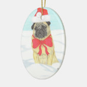 Schnee-Mops Inspiration Ornament (Links)