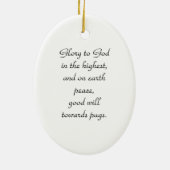 Schnee-Mops Inspiration Ornament (Hinten)