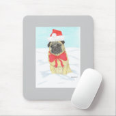 Schnee Mops Mousepad (Mit Mouse)