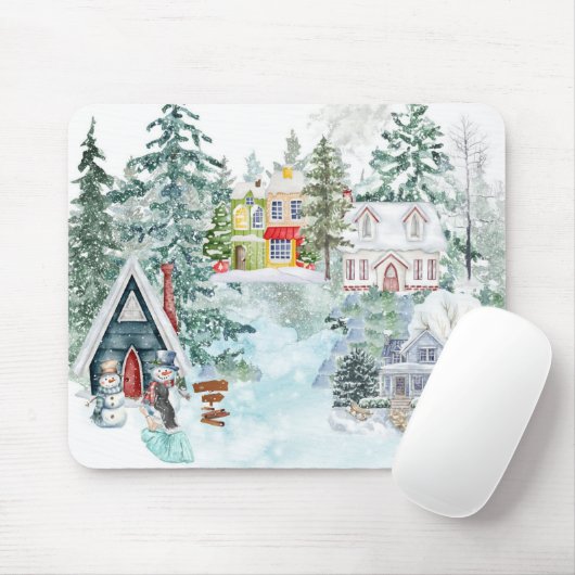 Schnee Mousepad (Mit Mouse)