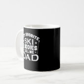 Schnee My Lieblings Ski Buddies nennen mich Vater Kaffeetasse (Vorderseite Links)