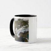 Schnee, Nebel und niedrige Wolken im Western Europ Tasse (Vorderseite Links)