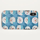 Schnee Niedlich Baby Blue Winter Snowman Case-Mate iPhone Hülle (Rückseite (Horizontal))