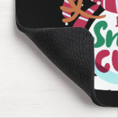 Schnee Niedlich! Embrace den Winter Charm der Weih Mousepad (Ecke)
