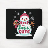 Schnee Niedlich! Embrace den Winter Charm der Weih Mousepad (Mit Mouse)