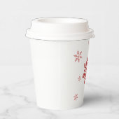 Schnee Pappbecher (Rechts)