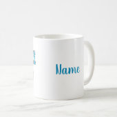 Schnee Personalisiert Kaffeetasse (VorderseiteRechts)