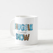 Schnee Personalisiert Kaffeetasse (Vorderseite Links)