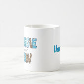 Schnee Personalisiert Kaffeetasse (Mittel)