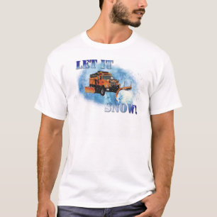 Schnee-Pflug-Entwurf T-Shirt