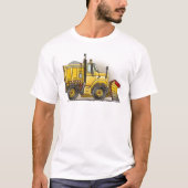 Schnee-Pflug-LKW bemannt T - Shirt (Vorderseite)