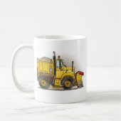 Schnee-Pflug-LKW-Kaffee-Tasse Kaffeetasse (Links)