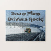 Schnee-Pflug-Puzzlespiel Puzzle (Horizontal)