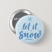 Schnee Pin Button - Winter Patches (Vorne & Hinten)