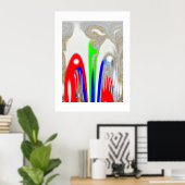 Schnee Poster (Heimbüro)