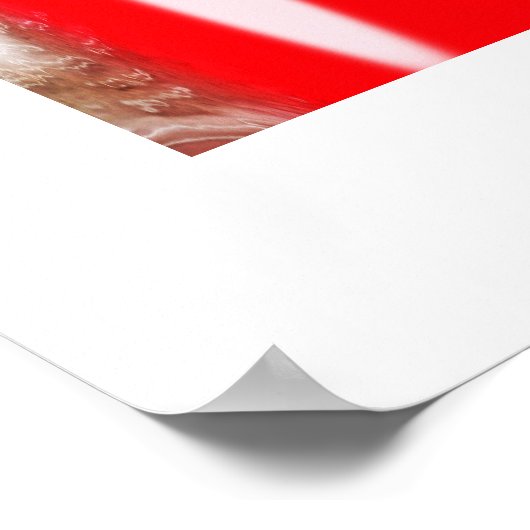 Schnee Poster (Ecke)