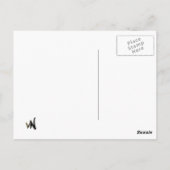 Schnee Postkarte (Rückseite)