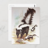 Schnee Postkarte (Vorne/Hinten)