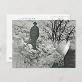 Schnee Postkarte (Vorne/Hinten)