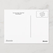 Schnee Postkarte (Rückseite)