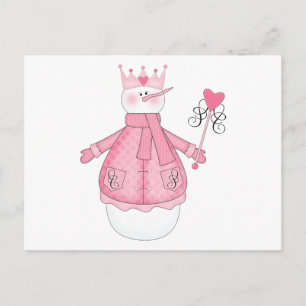 Schnee Prinzessin Holiday Tshirts und Geschenke Feiertagspostkarte