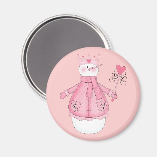 Schnee Prinzessin Holiday Tshirts und Geschenke Magnet (Vorderseite/Rückseite)