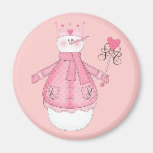 Schnee Prinzessin Holiday Tshirts und Geschenke Magnet (Vorne)