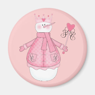 Schnee-Prinzessin Holiday Tshirts und Geschenke Magnet
