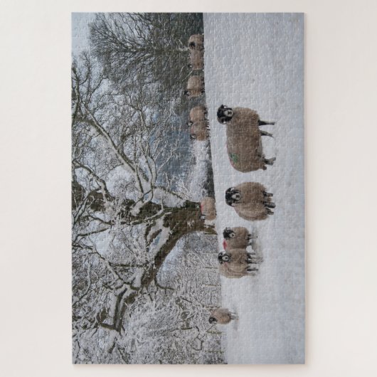 Schnee Puzzle (Vertikal)