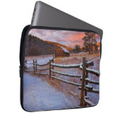 Schnee-Ranch Laptopschutzhülle (Vorne Rechts)