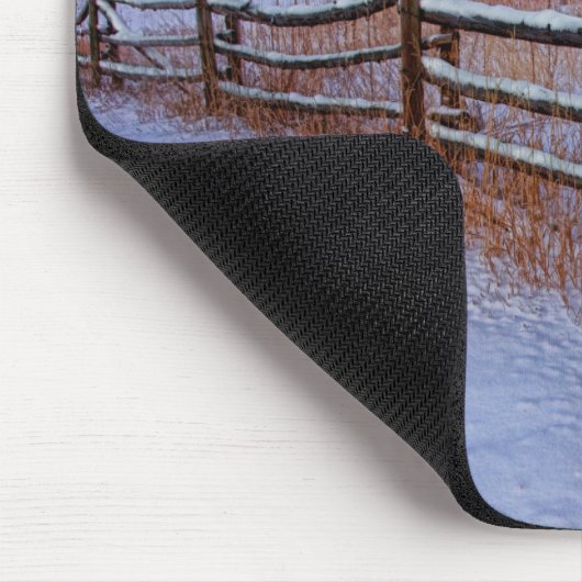 Schnee-Ranch Mousepad (Ecke)