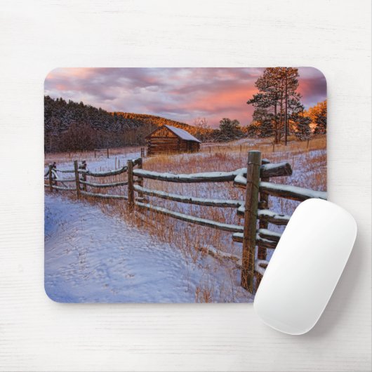 Schnee-Ranch Mousepad (Mit Mouse)