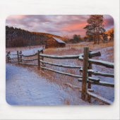 Schnee-Ranch Mousepad (Vorne)
