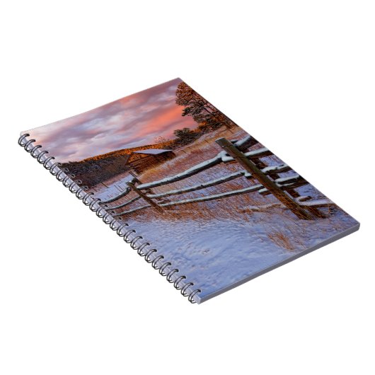 Schnee-Ranch Notizblock (Rechte Seite)