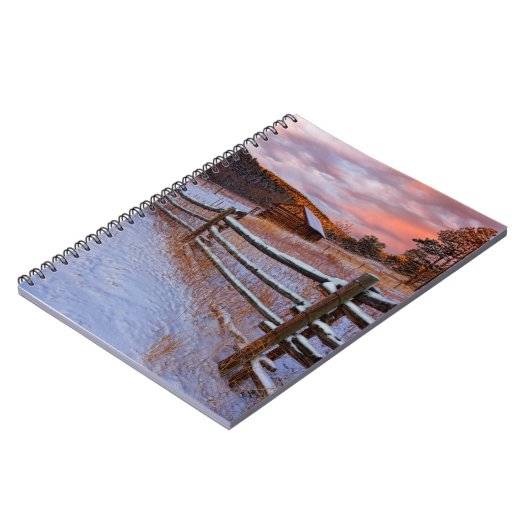 Schnee-Ranch Notizblock (Linke Seite)