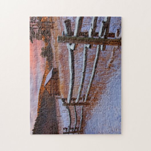 Schnee-Ranch Puzzle (Vertikal)