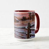 Schnee-Ranch Tasse (VorderseiteRechts)