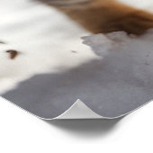 *~* Schnee Running Kitty 5:4 Kätzchen AP68 Poster (Ecke)